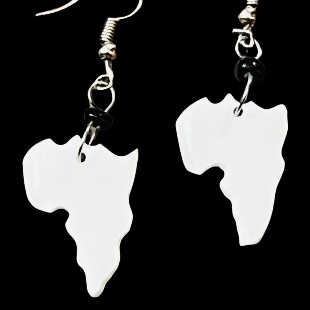 Kenyan Bone Handmade African earrings